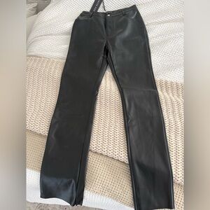 White Fox Boutique Black Leather Pants